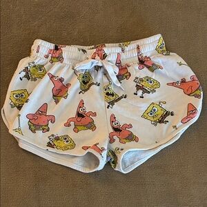 Nickelodeon SpongeBob & Patrick Kids' White Cartoon Shorts